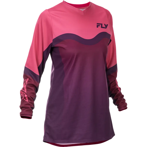 Jersey de Mujer Fly Racing F-16 Pink/Muave