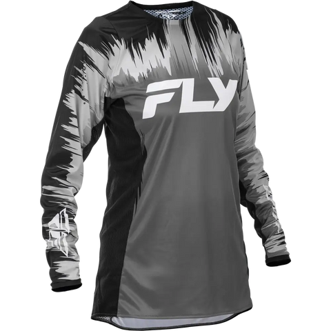 Jersey de Mujer Fly Racing Lite Black/Grey/White