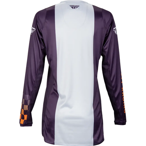 Jersey de Mujer Fly Racing Lite Deep Purple/White/Neon Coral