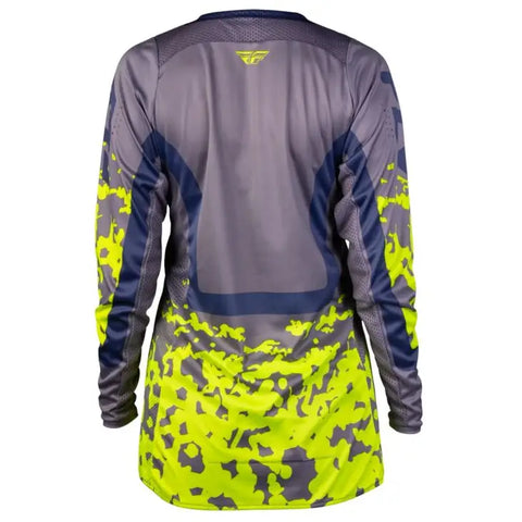 Jersey de Mujer Fly Racing Lite Lavendar/Blue/Yellow