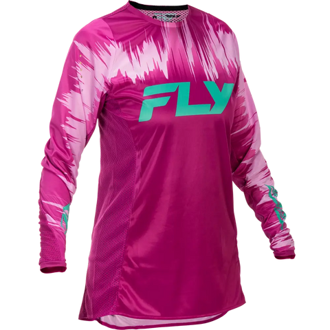 Jersey de Mujer Fly Racing Lite Pink/Turquoise
