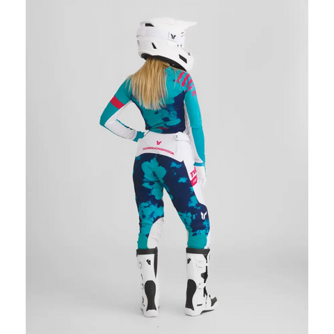 Jersey de Mujer Thor Launchmode Bleach White/Aqua