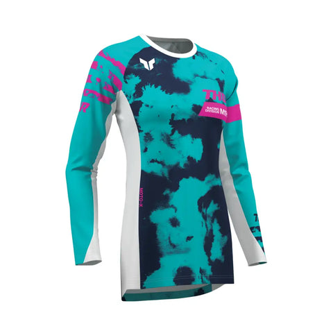 Jersey de Mujer Thor Launchmode Bleach White/Aqua