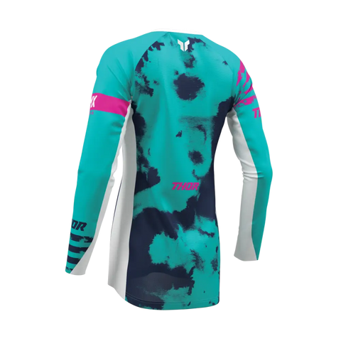 Jersey de Mujer Thor Launchmode Bleach White/Aqua