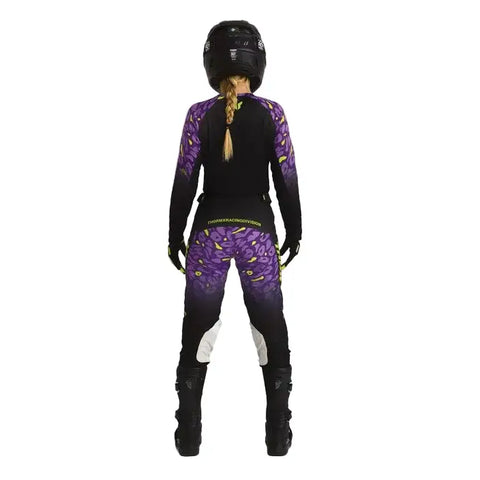 Jersey de Mujer Thor Launchmode Spotted Black/Purple