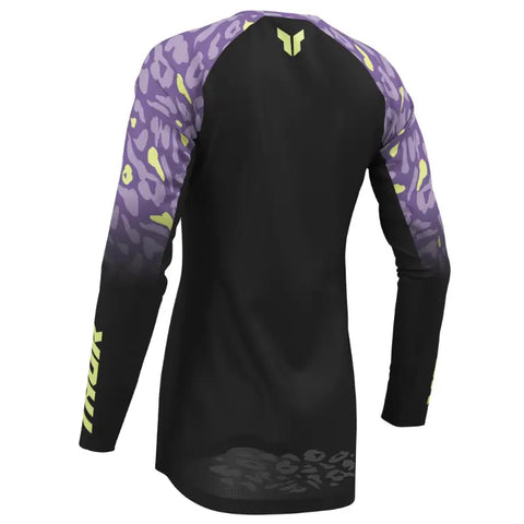 Jersey de Mujer Thor Launchmode Spotted Black/Purple