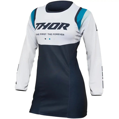 Jersey de Mujer Thor Pulse Rev Midnight/White