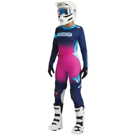 Jersey de Mujer Thor Sportmode Merge Navy/Fuchsia