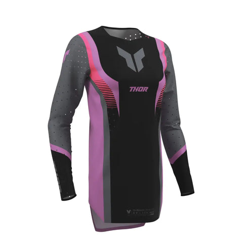 Jersey de Mujer Thor Sportmode Velocity Black/Orchid