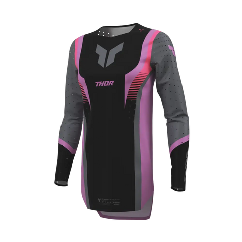 Jersey de Mujer Thor Sportmode Velocity Black/Orchid
