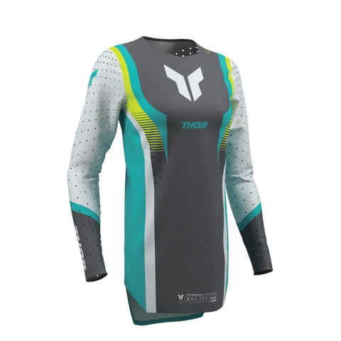 Jersey de Mujer Thor Sportmode Velocity Gray/Aqua