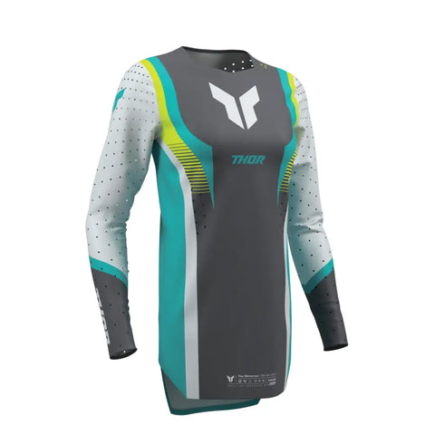 Jersey de Mujer Thor Sportmode Velocity Gray/Aqua