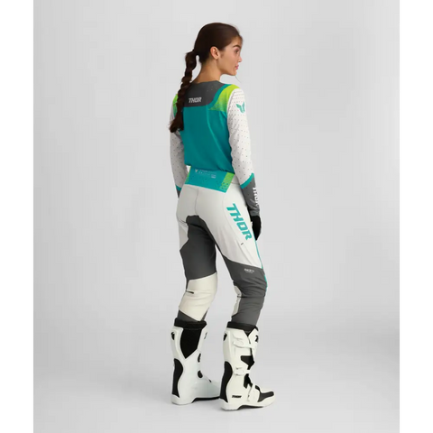 Jersey de Mujer Thor Sportmode Velocity Gray/Aqua