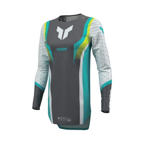 Jersey de Mujer Thor Sportmode Velocity Gray/Aqua