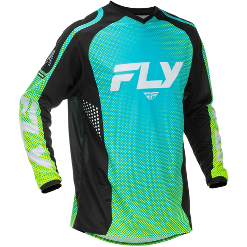 Jersey Fly Racing F-16 Aqua/Black/White