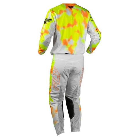 Jersey Fly Racing Kinetic Blur White/Hi-Vis/Orange