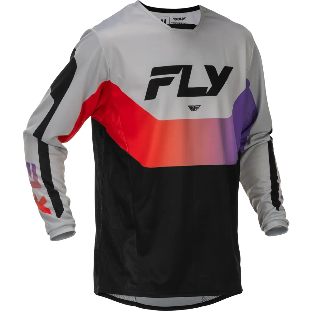 Jersey Fly Racing Kinetic Grey/Red/Purple/Black