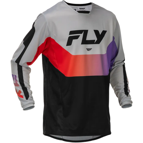 Jersey Fly Racing Kinetic Grey/Red/Purple/Black