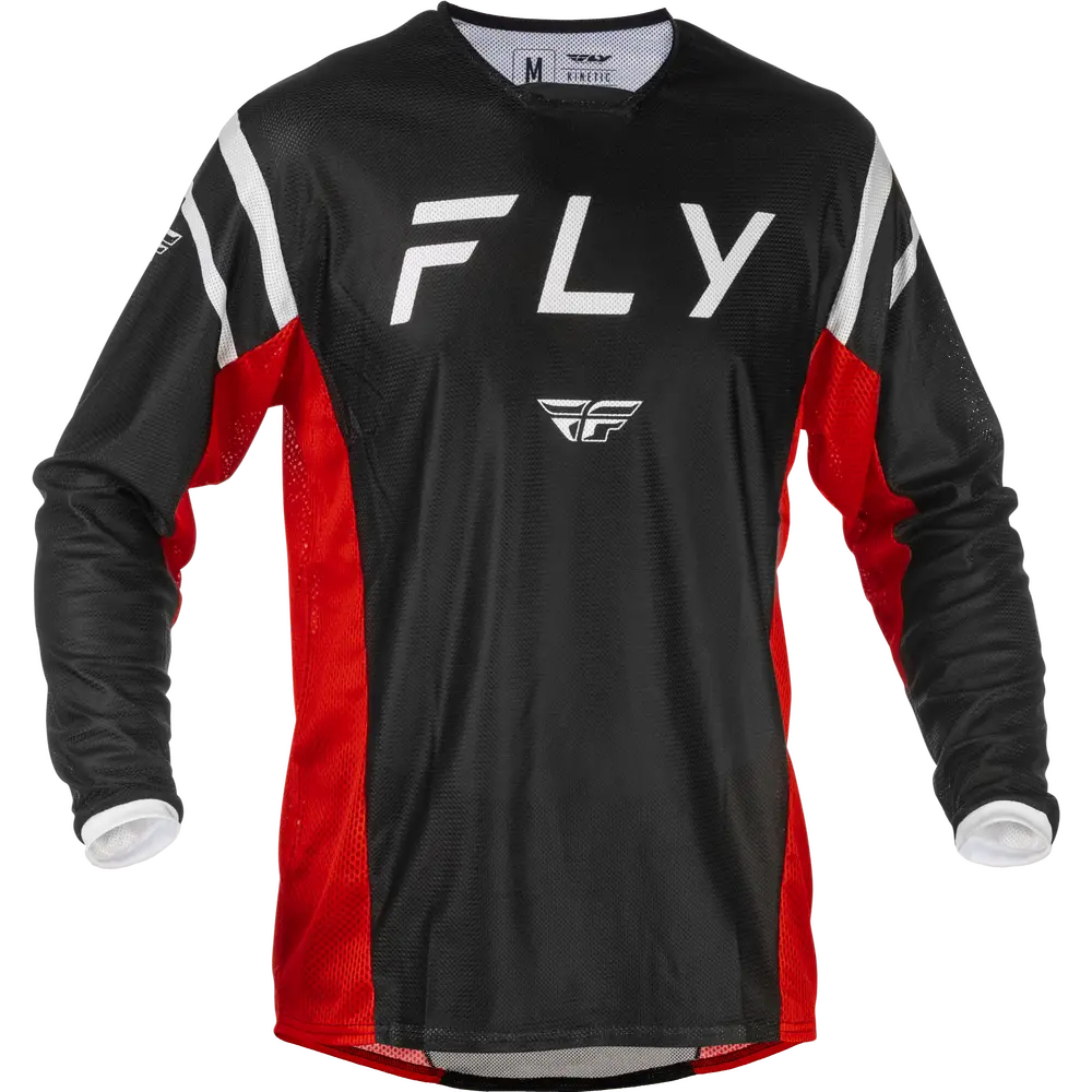 Jersey Fly Racing Kinetic Mesh Center Black/White/Red