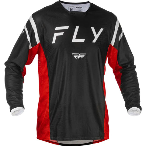 Jersey Fly Racing Kinetic Mesh Center Black/White/Red