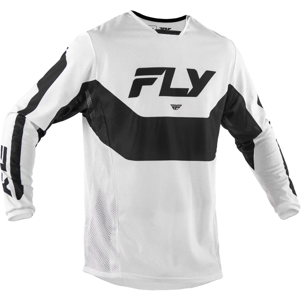 Jersey Fly Racing Kinetic Mesh White/Black