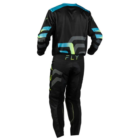 Jersey Fly Racing Kinetic Volt Black/Grey/Teal/Yellow