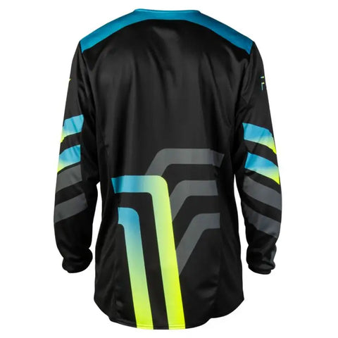 Jersey Fly Racing Kinetic Volt Black/Grey/Teal/Yellow