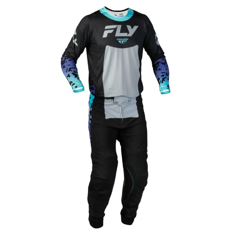 Jersey Fly Racing Lite Flake Black/Grey/Multi