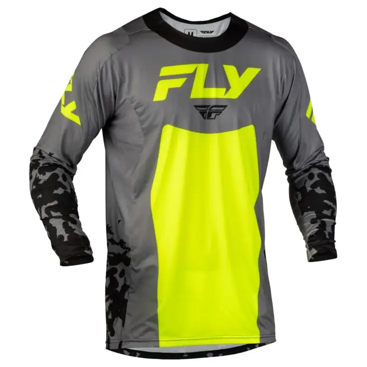 Jersey Fly Racing Lite Flake Grey/Hi-Vis/Black