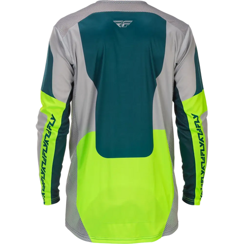 Jersey Fly Racing Lite Grey/Lime/Teal