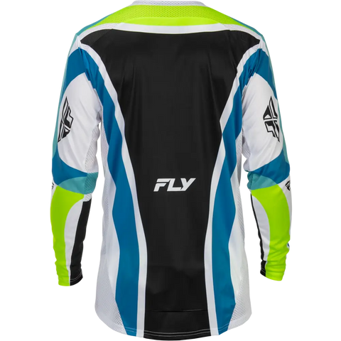 Jersey Fly Racing Lite LE Current White/Lime/Blue
