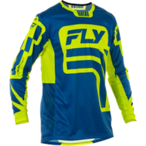 Jersey Fly Racing Lite LE Lancer Navy/Hi-Viz Yellow