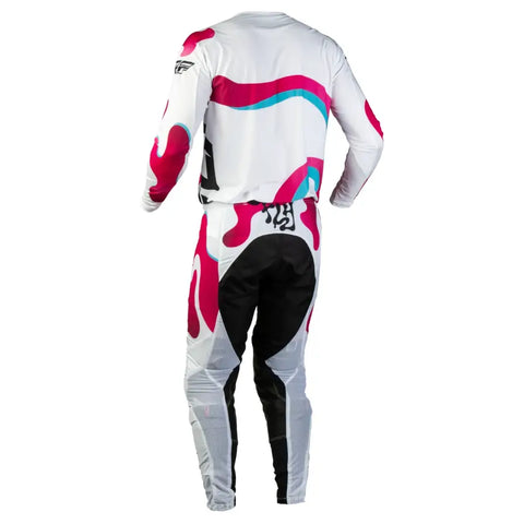 Jersey Fly Racing Lite Vibe White/Pink/Blue