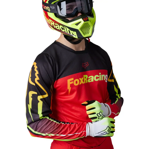 Jersey Fox Racing 180 Statk Fluorescent Red