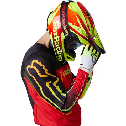 Jersey Fox Racing 180 Statk Fluorescent Red