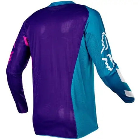 Jersey Fox Racing 360 Creo Teal Blue/Pink/Purple/White (Talla L)