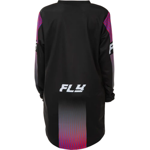 Jersey para Niño Fly Racing Youth F-16 Black/Red/Purple