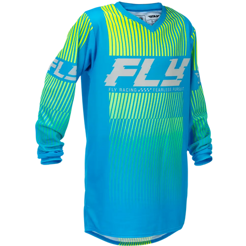 Jersey para Niño Fly Racing Youth F-16 Blue/Hi-Vis