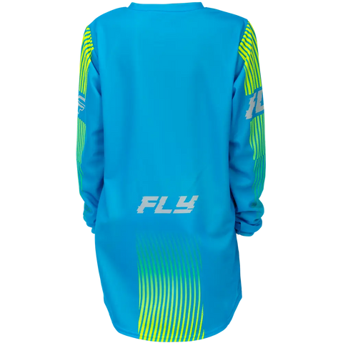 Jersey para Niño Fly Racing Youth F-16 Blue/Hi-Vis