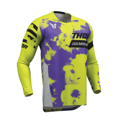 Jersey para Niño Thor Youth Launchmode Bleach Gray/Acid
