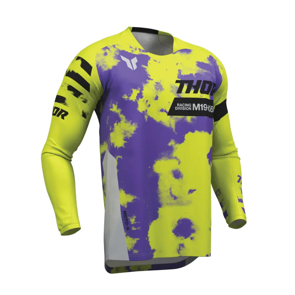 Jersey para Niño Thor Youth Launchmode Bleach Gray/Acid