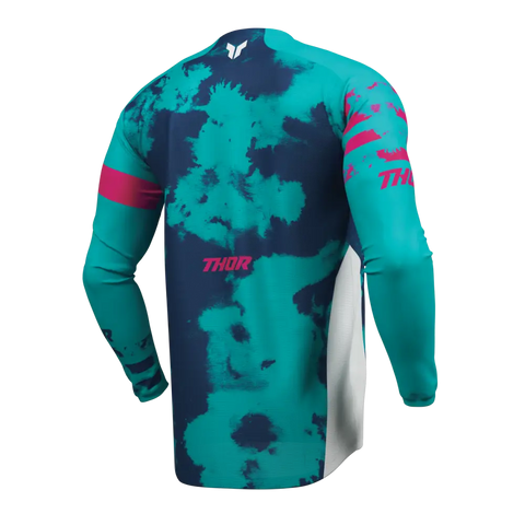Jersey para Niño Thor Youth Launchmode Bleach White/Aqua