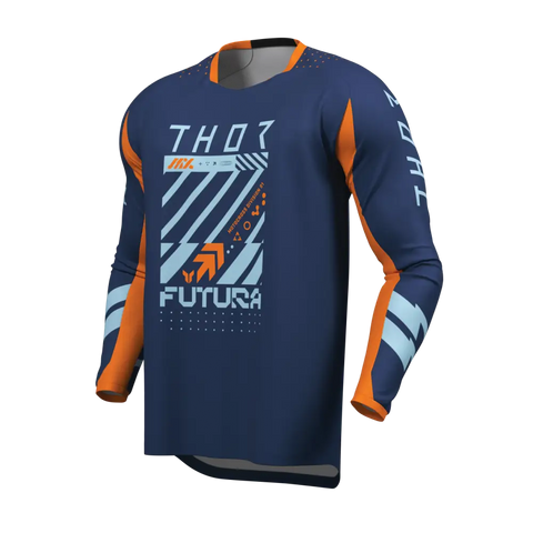 Jersey para Niño Thor Youth Launchmode Futura Navy/Orange