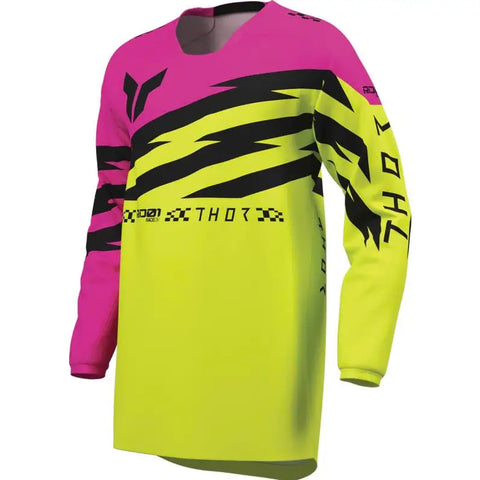 Jersey para Niño Thor Youth Launchmode Shockie Acid/Fuchsia