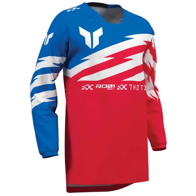 Jersey para Niño Thor Youth Launchmode Shockie Red/Blue