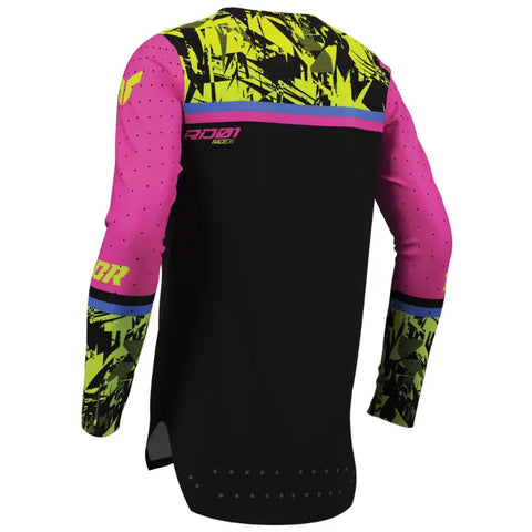 Jersey para Niño Thor Youth Sportmode Punk'd Black/Fuchsia