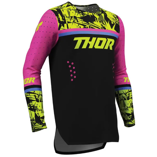 Jersey para Niño Thor Youth Sportmode Punk’d Black/Fuchsia