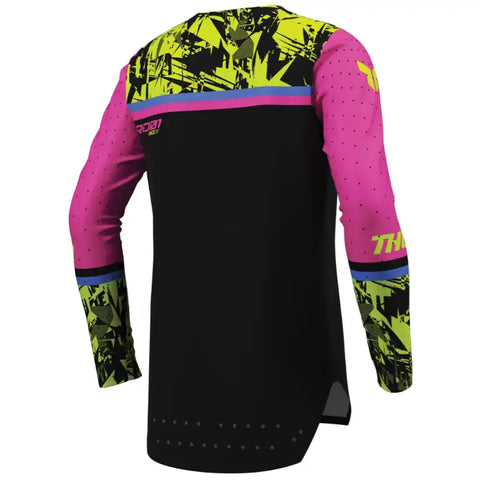 Jersey para Niño Thor Youth Sportmode Punk'd Black/Fuchsia