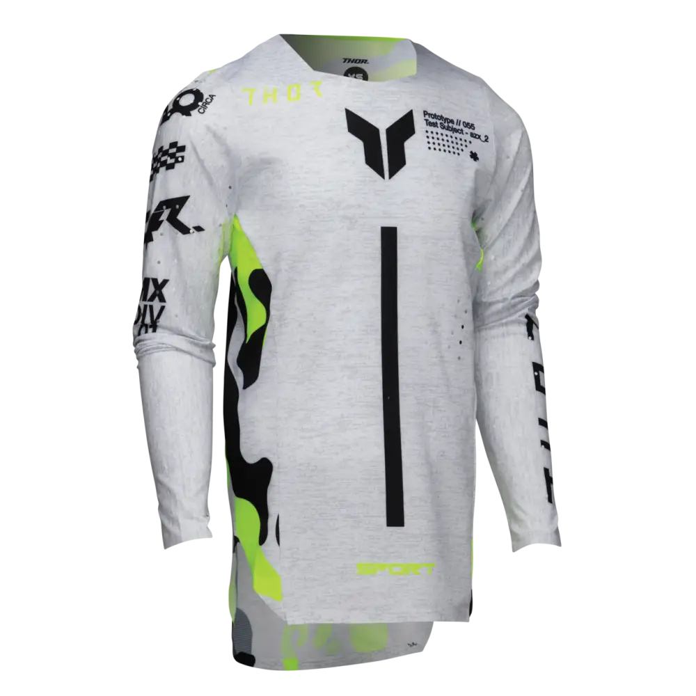 Jersey para Niño Thor Youth Sportmode Riot White/Acid
