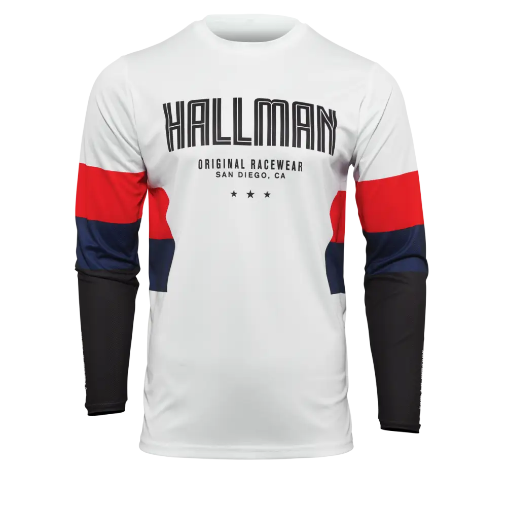 Jersey Thor Hallman Differ Draft White/Red/Navy